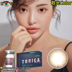 【散光】Lensme Torica Lace Brown 토리카 레이스 브라운 (난시 교정용) 每月抛棄散光彩妝隱形眼鏡
